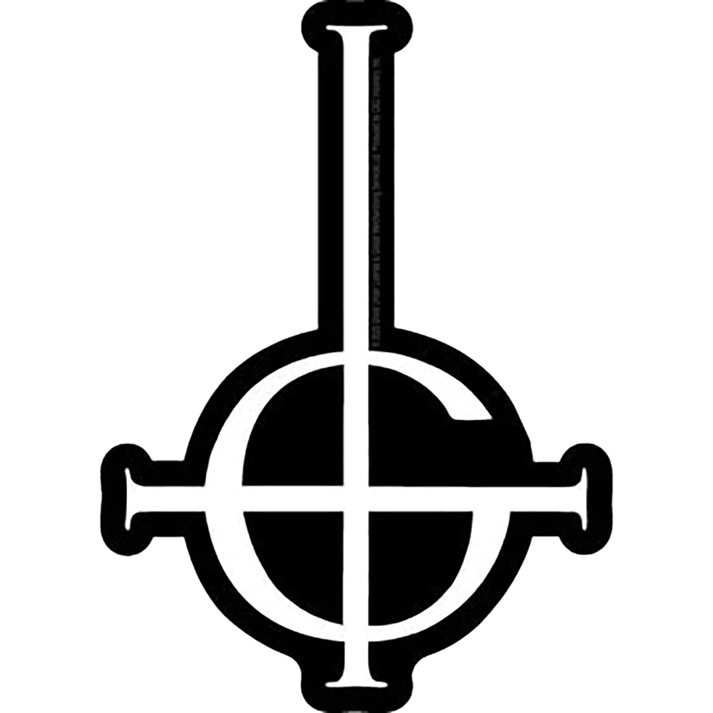 Ghost · Grucifix Sticker