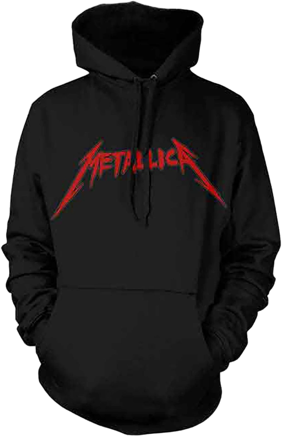 Metallica · Skull Screaming Red Hooded Sweatshirt
